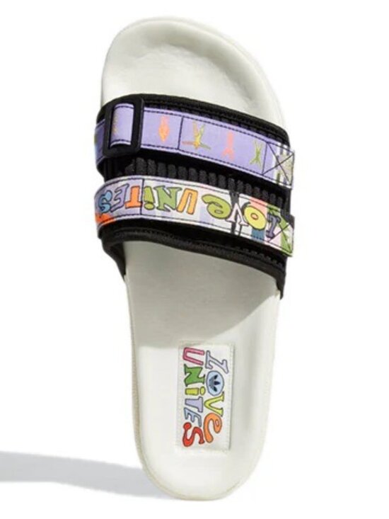 BNWT ADIDAS ORIGINALS ADILETTE 2.0 \'PRIDE PACK - LOVE UNITES\' US 5 UK 5 EUR 38 main image 8